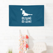 Volleyballspeler | Mijnen voor volleybal Spandoek (Insitu)