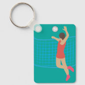 Volleyballspeler Sleutelhanger (Voorkant)
