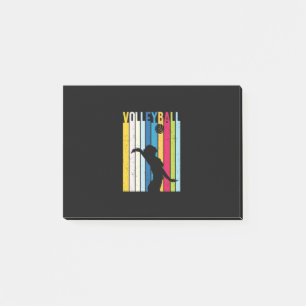 Volleyballspeler   Vintage Volleybal Post-it® Notes