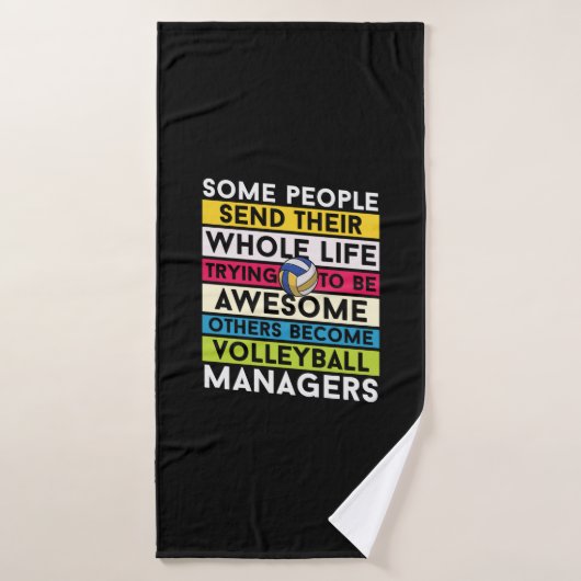 Volleyballspeler | Volleybal Managers Badhanddoek (Badhanddoek)