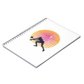 Volleyballspeler Volleybal Notitieboek (Linkerzijde)