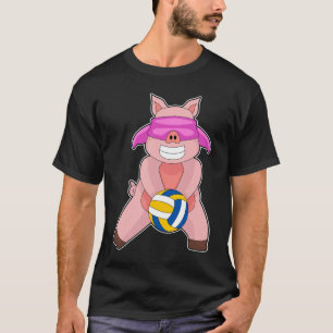 Volleyballspeler Volleybal Sporten T-shirt
