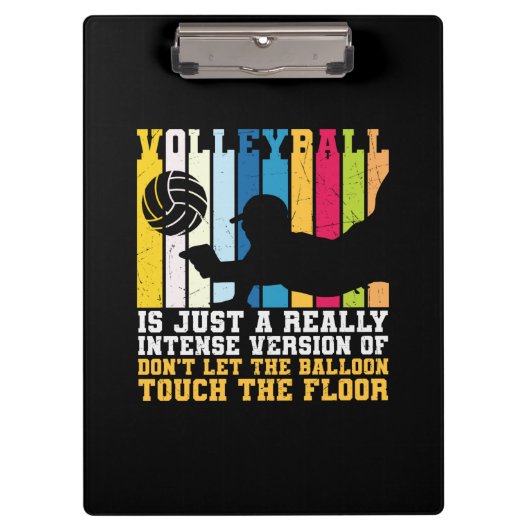 Volleyballspeler | Volleyball Is Gewoon Echt Klembord (Voorkant)