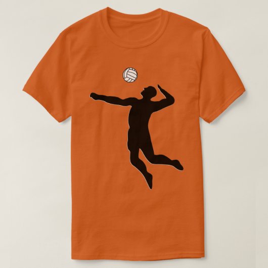 VolleyballSport t T-shirt (Design voorkant)