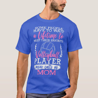 Volleybalmama van volleybalspeler Volleybal M T-shirt