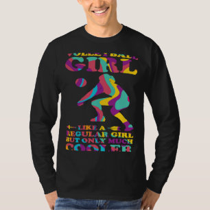 volleybalmeisje als gewoon meisje volleybal t-shirt