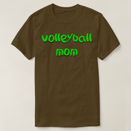 Volleybalmoeder30 T-shirt (Design voorkant)