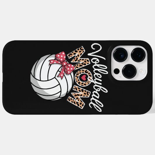 Volleybalmoeder Case-Mate iPhone Case (Achterkant (horizontaal))