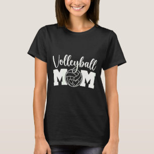 Volleybalmoeder cute moeder leven volleybal oefene t-shirt