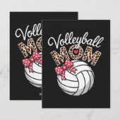 Volleybalmoeder Feestdagenkaart (Voorkant / Achterkant)