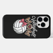 Volleybalmoeder iPhone Hoesje (Achterkant horizontaal)