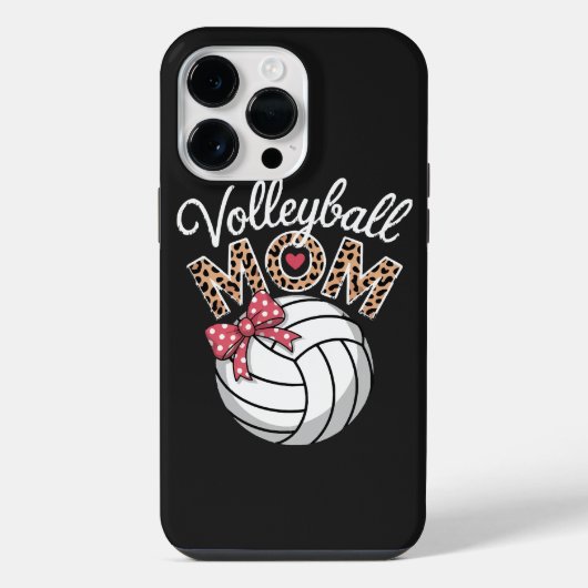 Volleybalmoeder iPhone Hoesje (Achterkant)