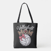 Volleybalmoeder Tote Bag (Achterkant)