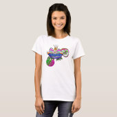 Volleybalmonster I aanpasbaar T-Shirt (Voorkant volledig)