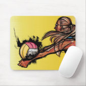 Volleybalmousepad Muismat (Met muis)