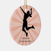 Volleybalnaam Keramisch Ornament (Rechts)