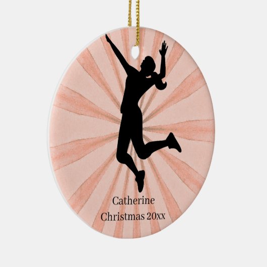 Volleybalnaam Keramisch Ornament (Rechts)