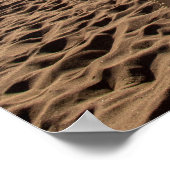 Volleybalnet op het strand poster (Hoek)