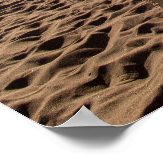 Volleybalnet op het strand poster (Hoek)