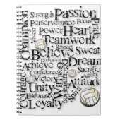 Volleybalnotebook Notitieboek (Voorkant)