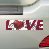 Volleybalnummer, ijskast en koelere sticker (Op auto)