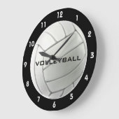 Volleybalontwerpwandklok Grote Klok (Hoek)