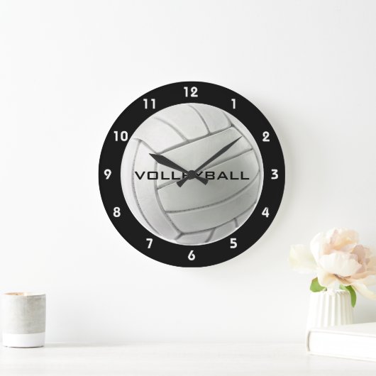 Volleybalontwerpwandklok Grote Klok (Huis)