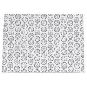 Volleybalpatroon Afdrukken KUSTGRONDKLEUR Groot Cadeauzakje (Voorkant)