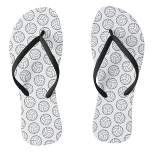 Volleybalpatroon Afdrukken KUSTGRONDKLEUR Teenslippers
