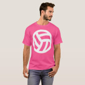 Volleybalpictogram T-shirt (Voorkant volledig)