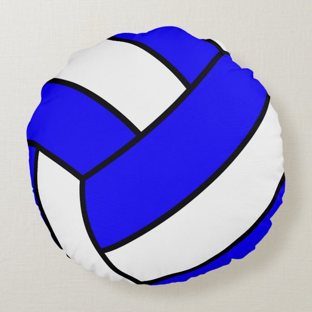 Volleybalpiloot Rond Kussen (Achterkant)