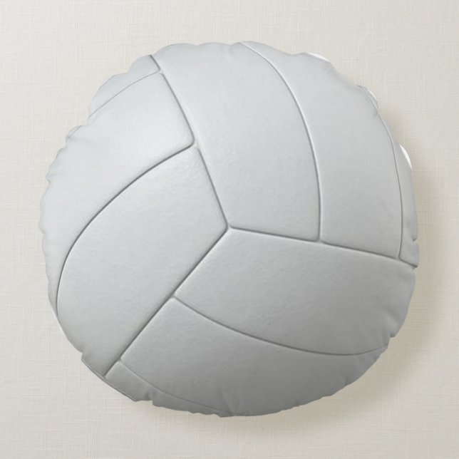 Volleybalpiloot Rond Kussen (Voorkant)