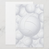 volleybalpool briefpapier (Voorkant / Achterkant)