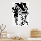 VolleybalPoster Poster (Keuken)