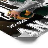 Volleybalposter sjabloon, Senior Night Poster (Hoek)