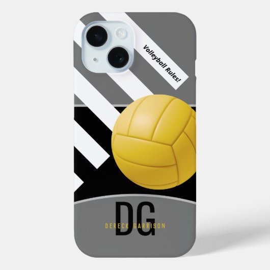 Volleybalregels | INITIALEN Case-Mate iPhone Case (Achterkant)