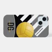 Volleybalregels | INITIALEN iPhone 15 Case (Achterkant horizontaal)