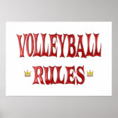 Volleybalregels Poster (Voorkant)
