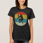 volleybalretro silhouette 70s t-shirt (Voorkant)