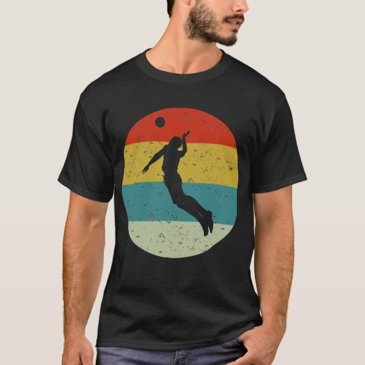 volleybalretro t-shirt (Voorkant)