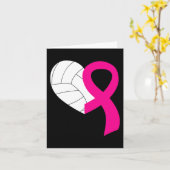 Volleybalroze lint-lint-borstkankerarsenaal kaart (Gele Bloem)