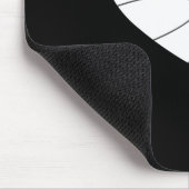 Volleybalroze lint-lint-borstkankerarsenaal muismat (Hoek)