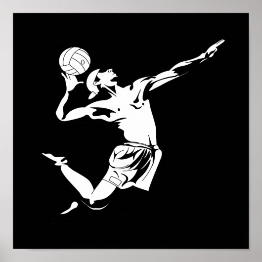 Volleybalserver 2 poster (Voorkant)