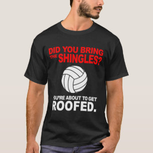 VolleybalShirt: Met bal voor de gek gehouden T-shirt