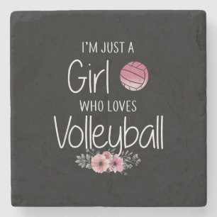 Volleybalshirt voor meisjes tieners vrouwen Schatt Stenen Onderzetter