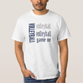 Volleybalspel op T-shirt (Voorkant)