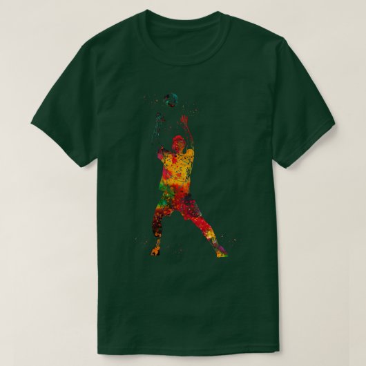 Volleybalspeler 1 t-shirt (Design voorkant)