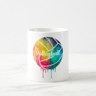 Volleybalspeler Beachvolleybal Team Gift Idee Koffiemok