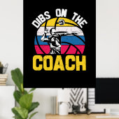 Volleybalspeler | Bodemafdekking Poster (Thuiskantoor)