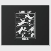 Volleybalspeler | Game Day Vibes Cadeaupapier (Vlak)